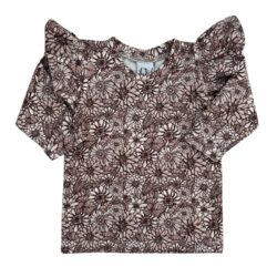 ruffle shirt retro flower