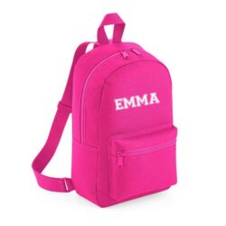 rugzak fuchsia naam kind varsity