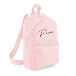 rugzak kind naam lichtroze retro 1 rugzak kind naam lichtroze retro