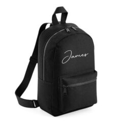 rugzak kind zwart naam retro