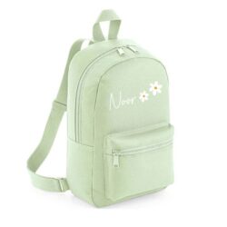 rugzak naam kind bloemen