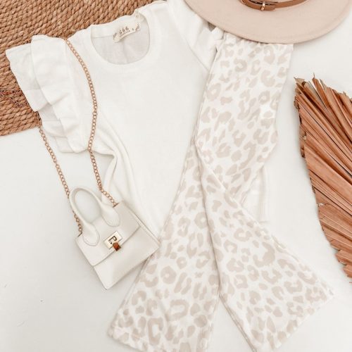 safari chic flared