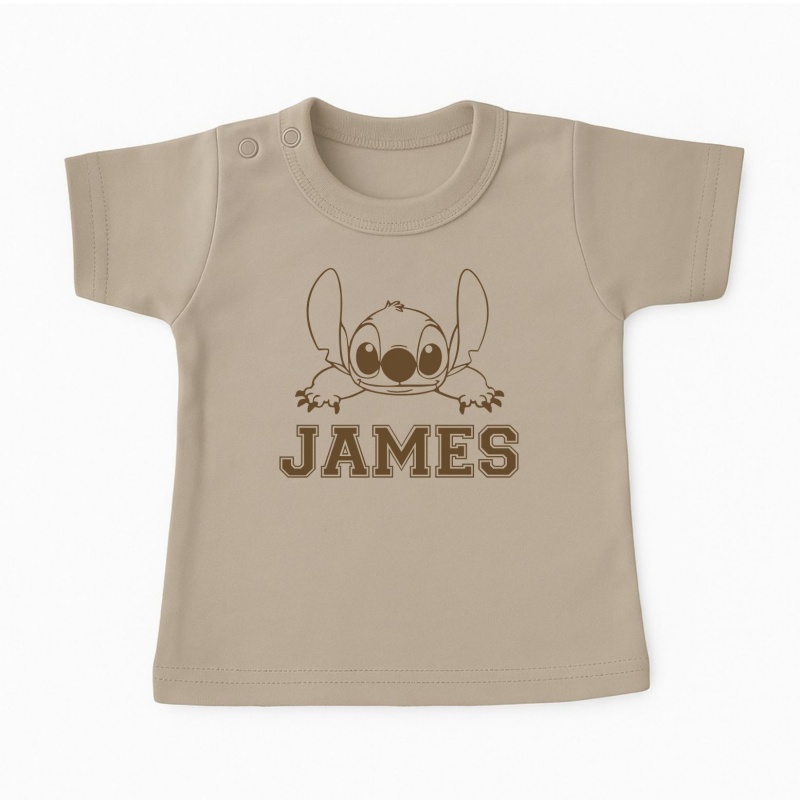 shirt stitch naam bruin