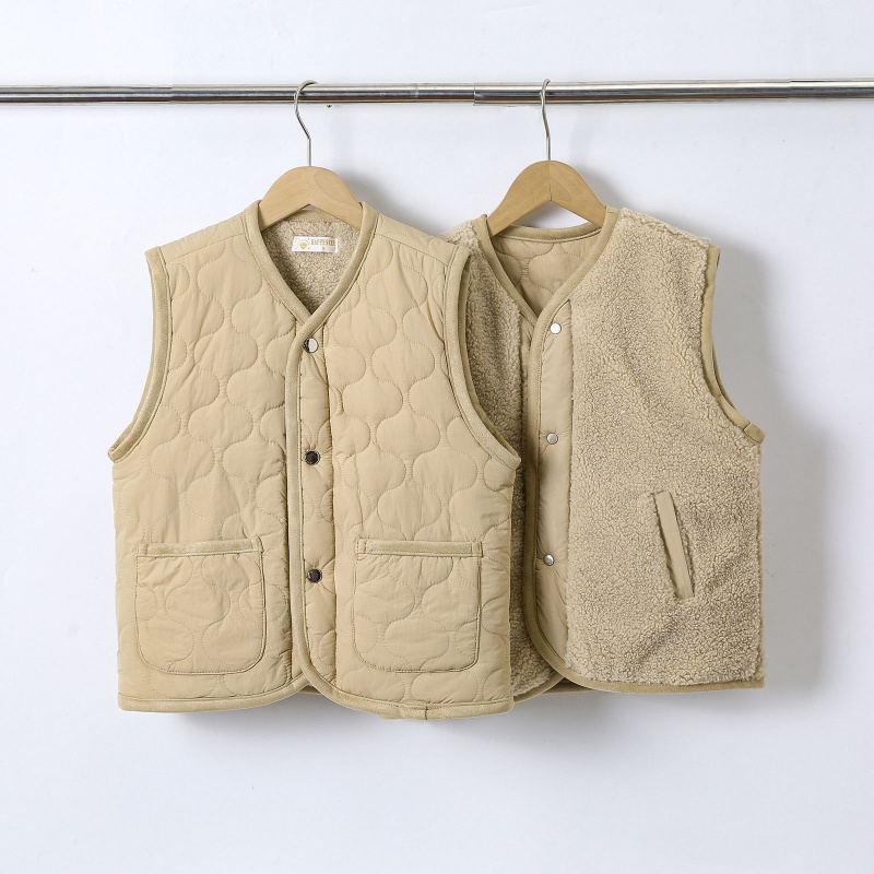 bodywarmer herfst camel teddy