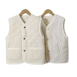 bodywarmer meisje beige