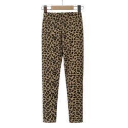 legging leopard camel