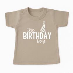 shirt verjaardag jongen birthday boy zand