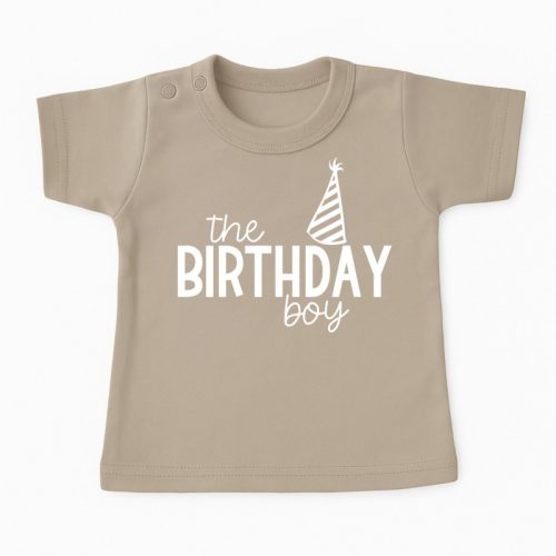 shirt verjaardag jongen birthday boy zand
