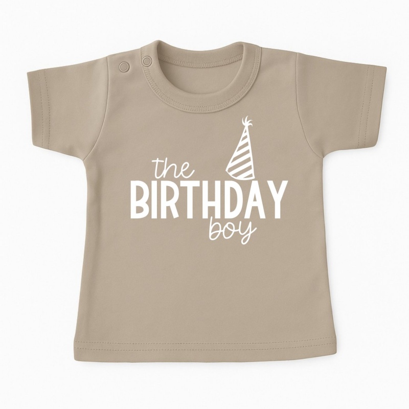 shirt verjaardag jongen birthday boy zand