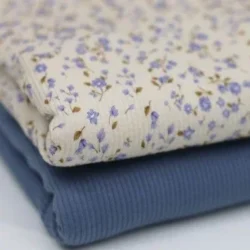 bloemen blauw babykleding