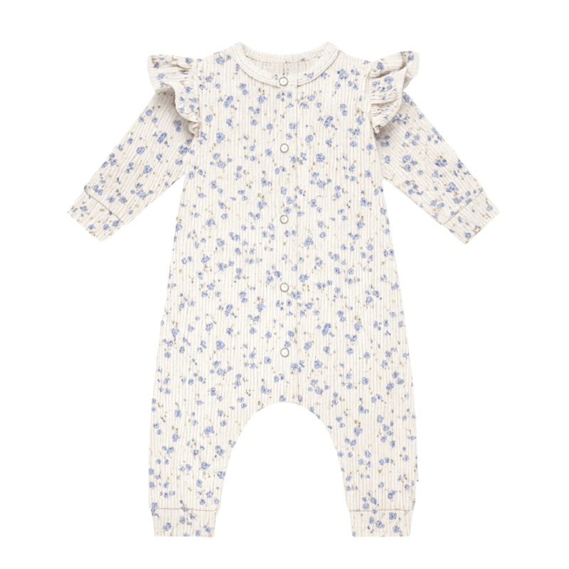 boxpakje baby rib blue flower meisje