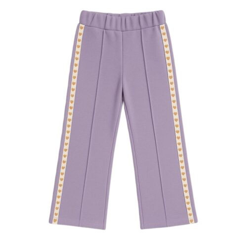 jogger lila kleine hartjes zijkant meisje