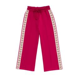 jogger roze grote hartjes zijkant meisje