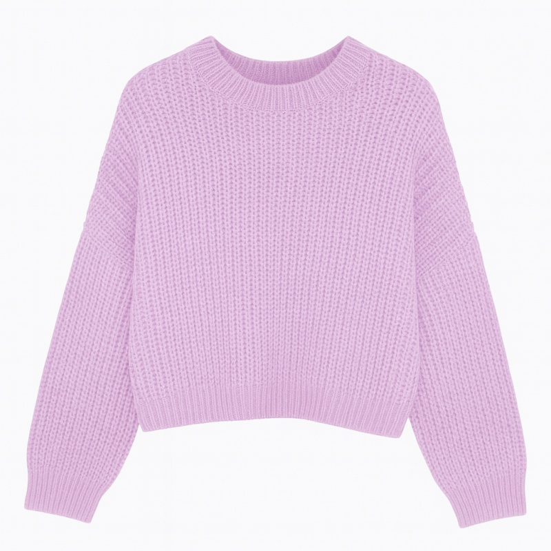 knit sweater meisje lila