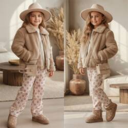 pilot furry jas beige pilot furry jas beige