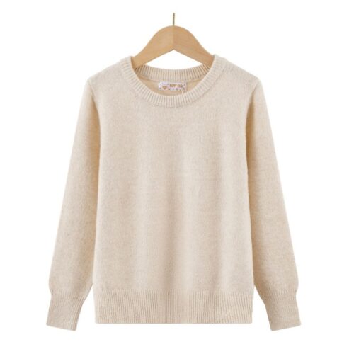 trui meisje beige
