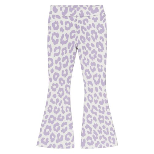 flared leopard meisje