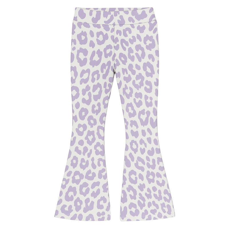 flared leopard meisje