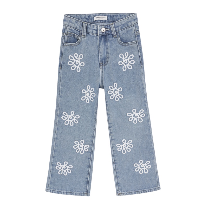 jeans boho bloemen
