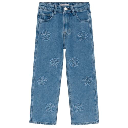 jeans meisjes bloemen