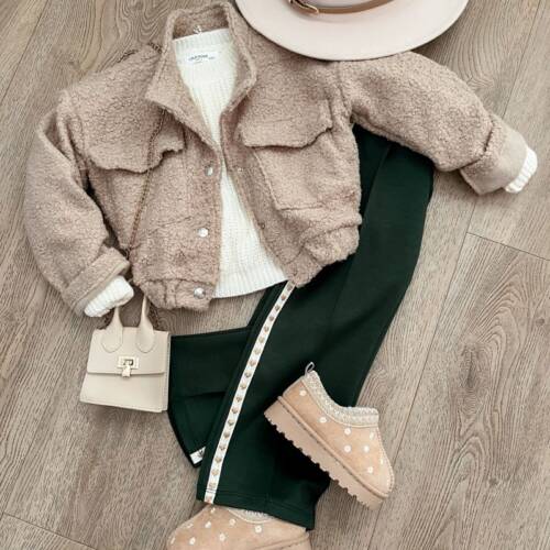 jogger khaki outfit meisjes