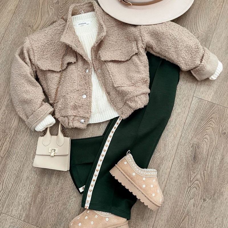 jogger khaki outfit meisjes jogger khaki outfit meisjes