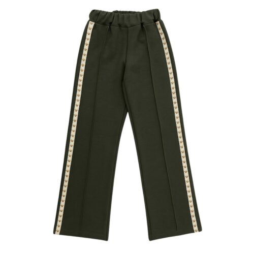 jogger meisje khaki hartjes