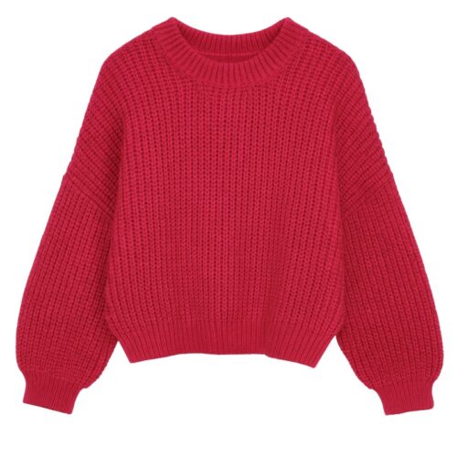 knit sweater bordeaux