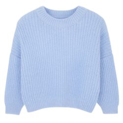 knit sweater lichtblauw meisje