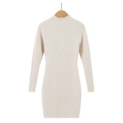 knit sweaterdress beige meisje