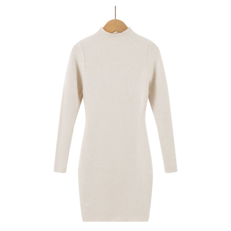 knit sweaterdress beige meisje
