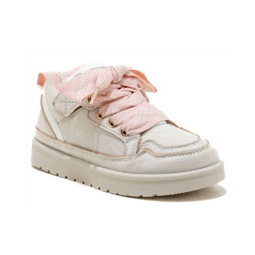 meisjes sneaker bont ugg beige