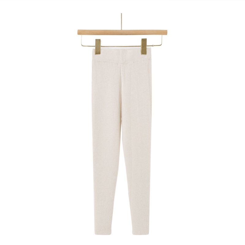 rib legging beige meisje