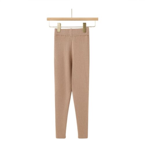 rib legging taupe meisje