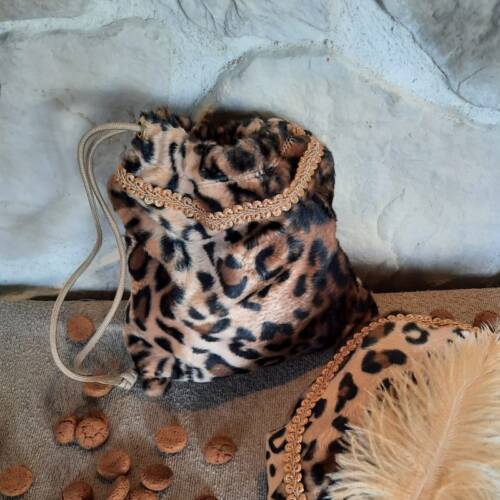 sinterklaas pepernotenzakje leopard