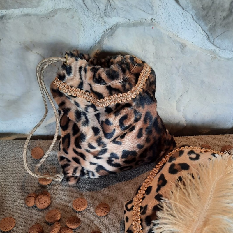 sinterklaas pepernotenzakje leopard