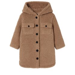 teddy jacket lang camel