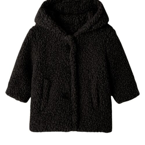 zwarte teddy jas