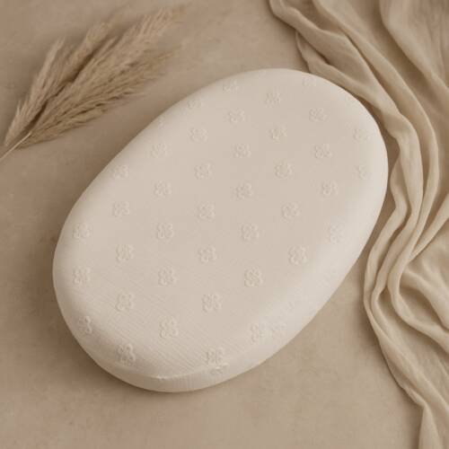 Relaxhoes hydrofiel bloemen, ademende hoes met embroidery bloemen voor voedingskussen 170–190 cm.