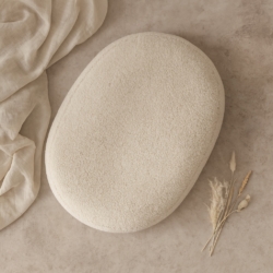 Relaxhoes teddy beige zachte wasbare hoes voor voedingskussen Relaxhoes teddy beige zachte wasbare hoes voor voedingskussen