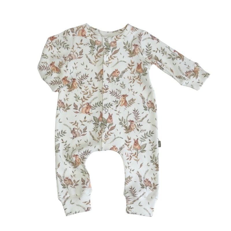 boxpakje rib bunny botanical handgemaakt zacht katoen crème baby boxpakje rib bunny botanical handgemaakt zacht katoen crème baby