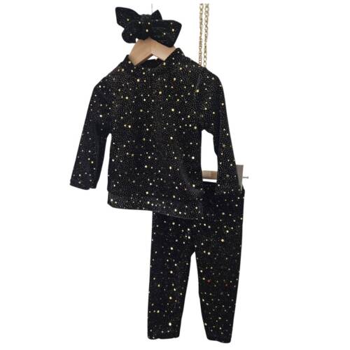 kerst set baby meisjes zwart