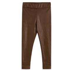 meisjes leatherlook legging bruin maat 98104 tm 158164 meisjes leatherlook legging bruin maat 98104 tm 158164