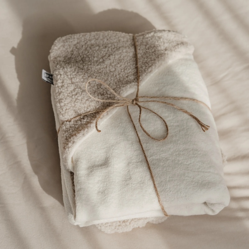 wikkeldeken baby beige ecru 4