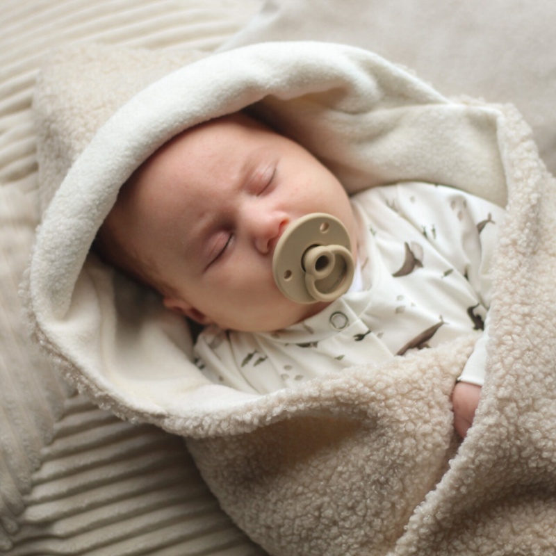 wikkeldeken baby beige ecru