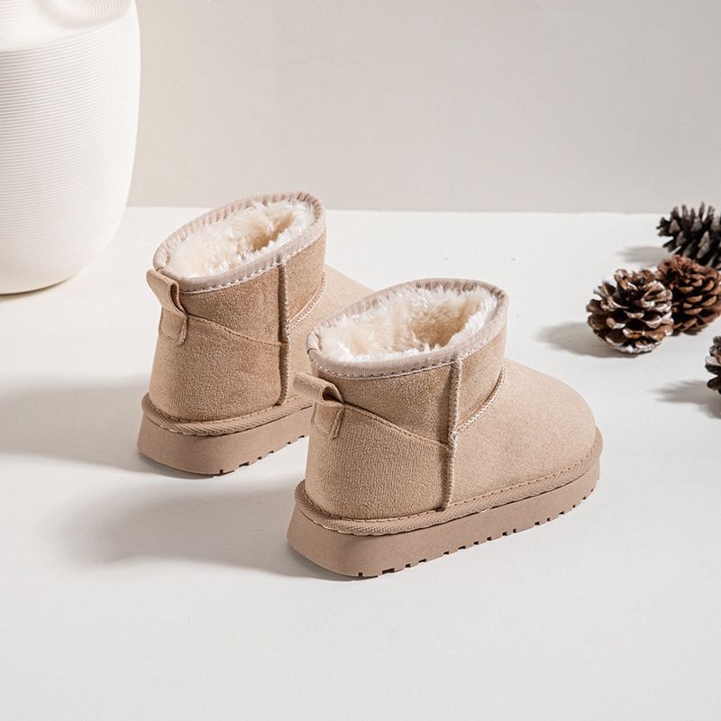 winterlaarsjes bont beige