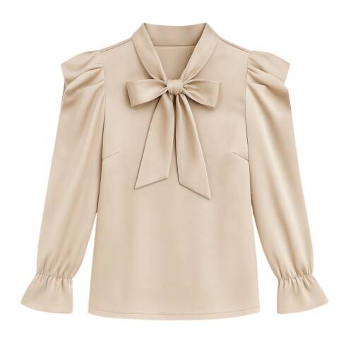 blouse kerst beige