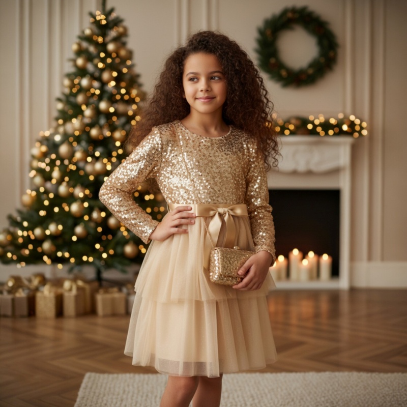 glitter strik jurk goud glitter strik jurk goud