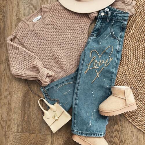 jeans love beige meisjes