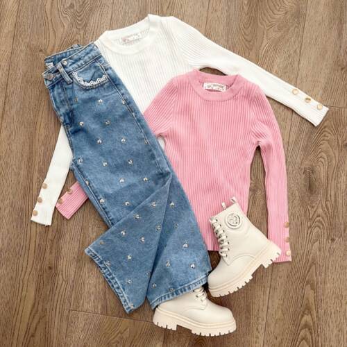 jeans meisjes hartjes 2